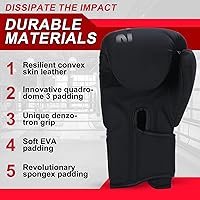 Vista 3 de Boxing Gloves for Men Women, Sparring Training Punching MMA Kickboxing Boxing Gloves, Heavy Bag Workout Gloves for Boxing, Kickboxing, Muay Thai