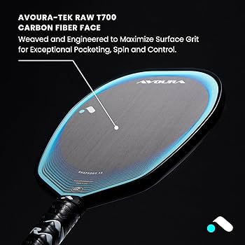 Amazon.com: Avoura Rhapsody 13 Pickleball Paddle, Toray t700
