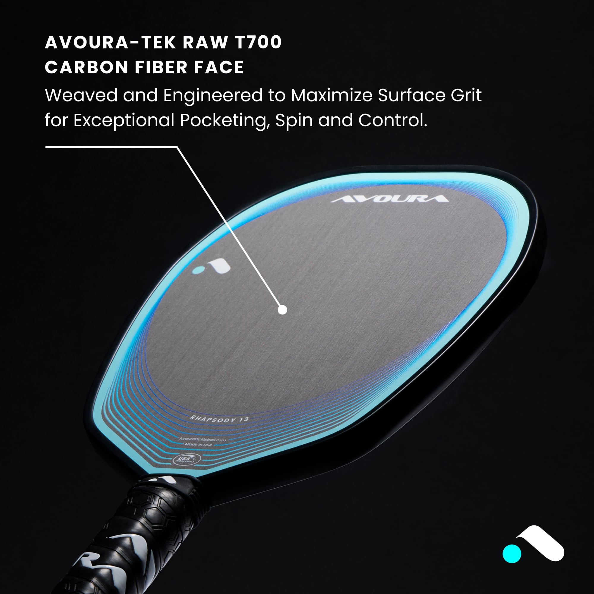 Amazon.com: Avoura Rhapsody 13 Pickleball Paddle, Toray t700