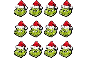Charming Grinch Silicone Focal Beads: A Christmasy Delight for Crafting Creations