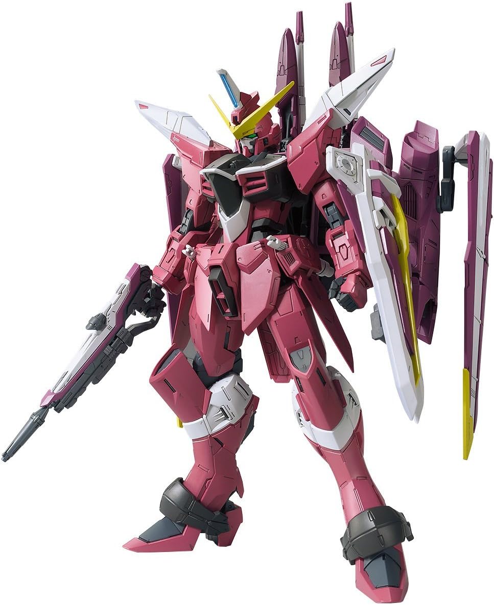 BANDAI SPIRITS BAN216382 Justice Gundam Seed Bandai MG Hobby Figure, Multi-Colored, 8 Inches