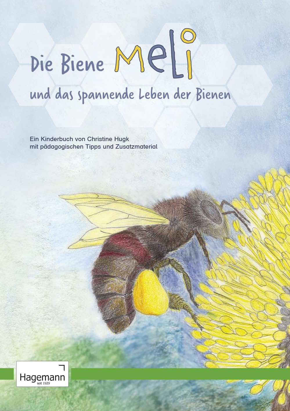 TimeTEX - Educational Children's Book "The Bee Meli" | Cute Illustrated Book - About Honey & Wild Bees. Ideal for Teaching & Home | Contents: 1x Children's Book, 44 Pages, Age: 5-10