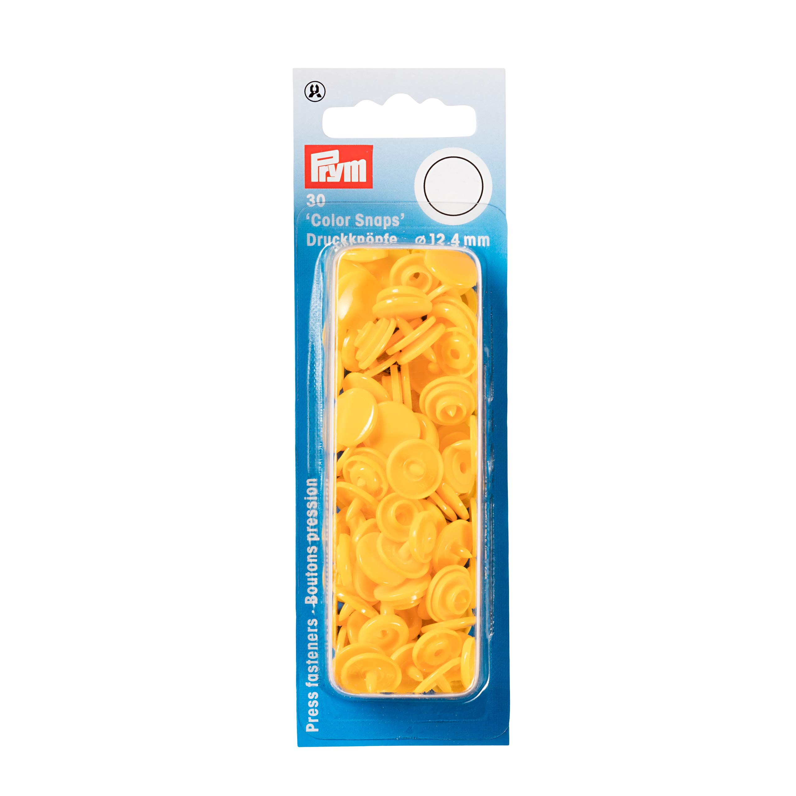 Prym Fasteners, Yellow, One