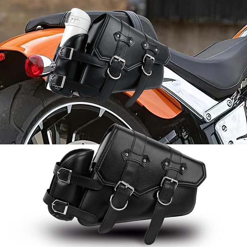DREAMIZER Motoros Oldaltáska Bőr Vízálló Univerzális Motorkerékpár Táska