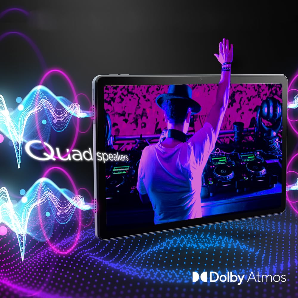 Lenovo Tab M10 Plus M10 Plus Tablet, MediaTek Helio P22T Octa-Core, 4GB RAM, 64GB HDD, Android 12, Czarny, 10,6"