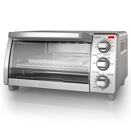 B&D 4 Slice Toaster Oven SS