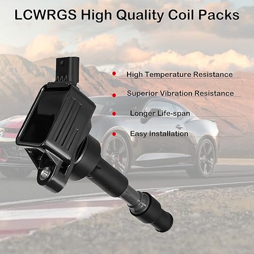 Miniatura 2 de Juego de 4 bobinas de encendido para Hyundai Elantra Veloster Sonata Kia Forte Optima Soul 2017 2018 2019 2020 2.0 L4 paquetes de bobinas de