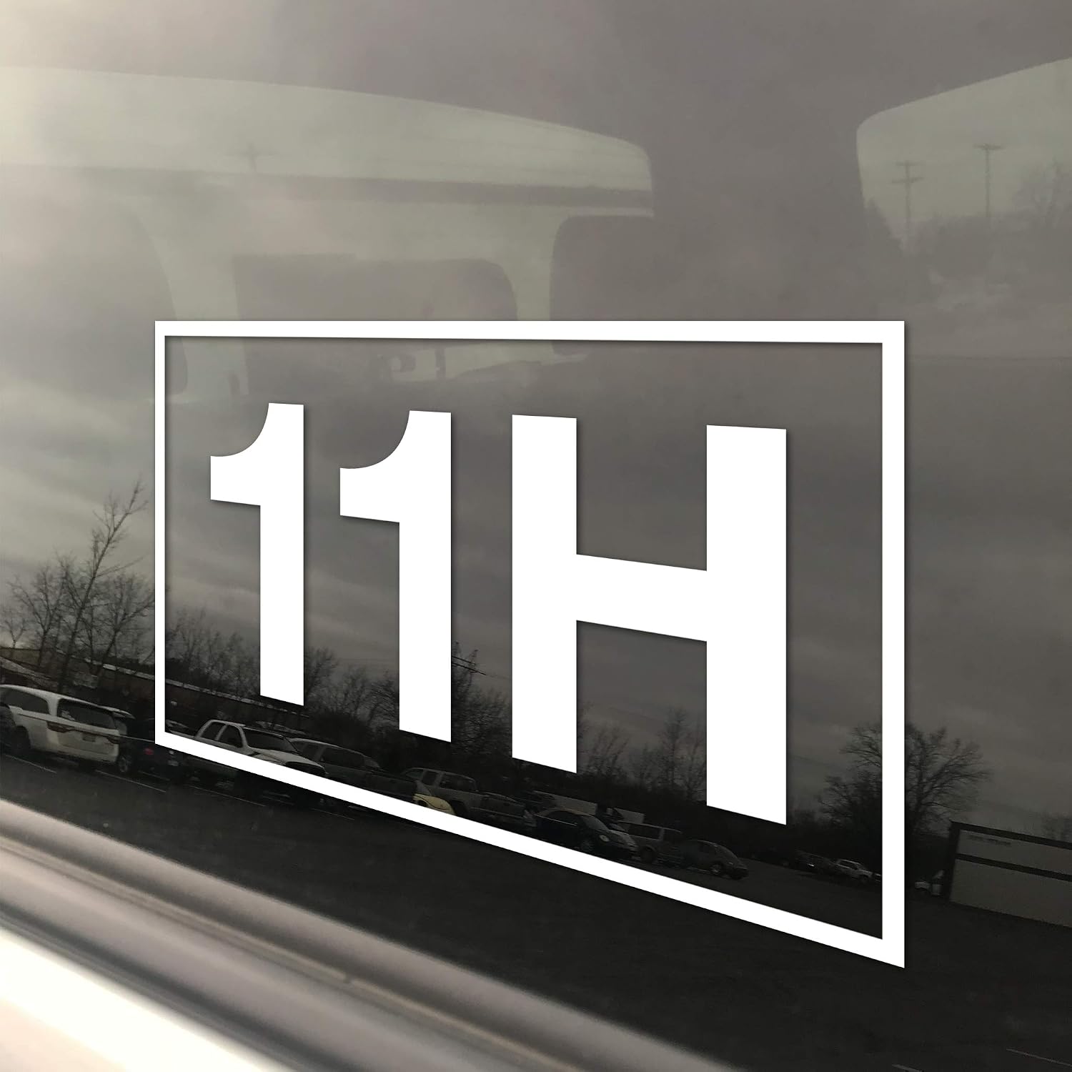 Army MOS 11H Heavy Infantry 10 Pack 3x5 Black Window Decal Lifetime Replacement Heavy Duty Die Cut Vinyl Veteran Bumper Sticker Rain, Fade and Scratch Resistant