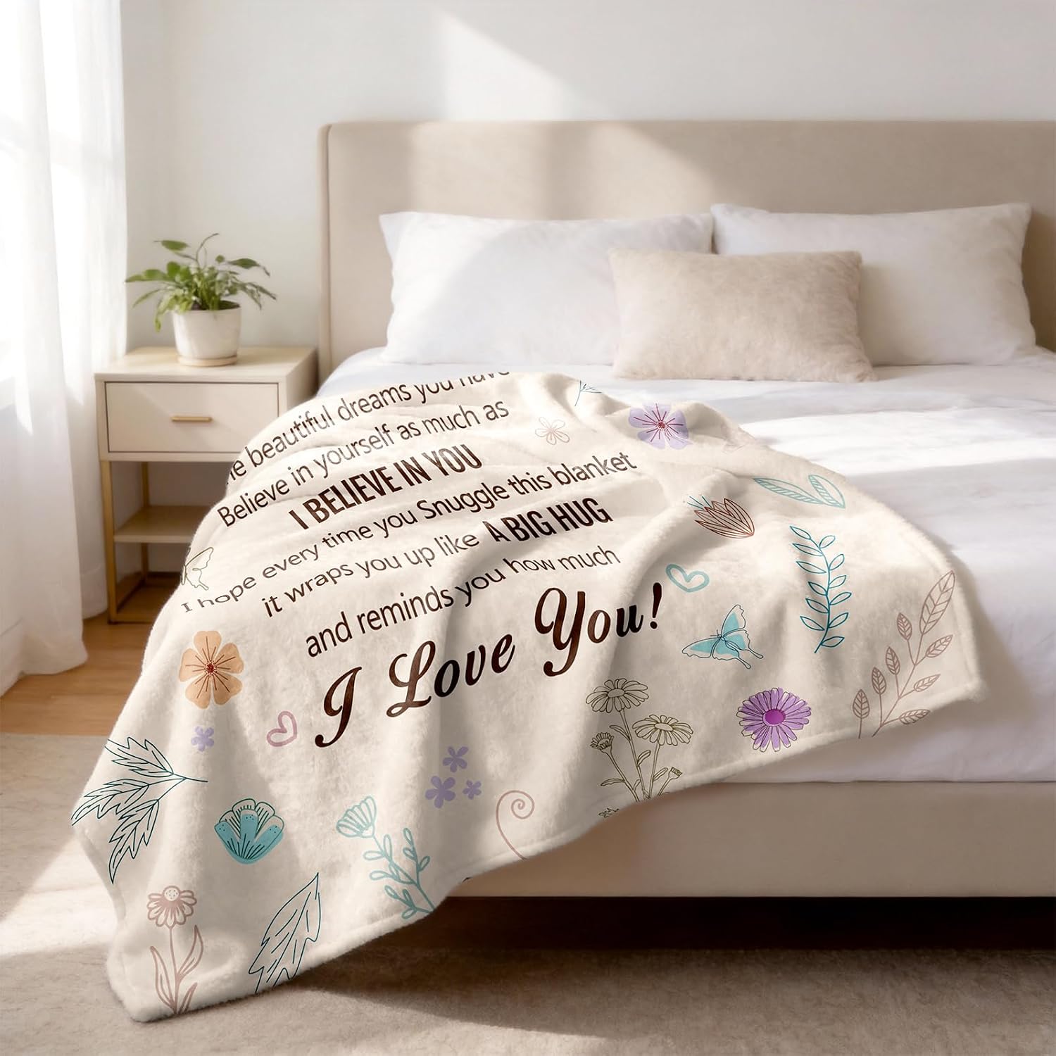 Daughter Gifts from Mom Dad, Daughters Birthday Gifts, Beige