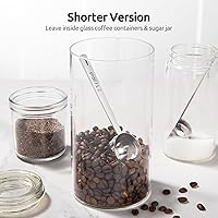 Vista 7 de U-Taste Cuchara de café 2 cucharadas: cuchara medidora de acero inoxidable 18/8 para café molido, granos, polvo, expreso, cuchara medida de metal