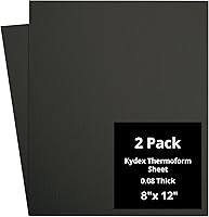 Vista 90 de Kydex Sheets - Solid Color DIY Kit for Crafting Holsters, Sheaths, and Mag Pouches - (8x8, 8x12, 12x12), Premium Thermoform Sheets - Thick, Durable