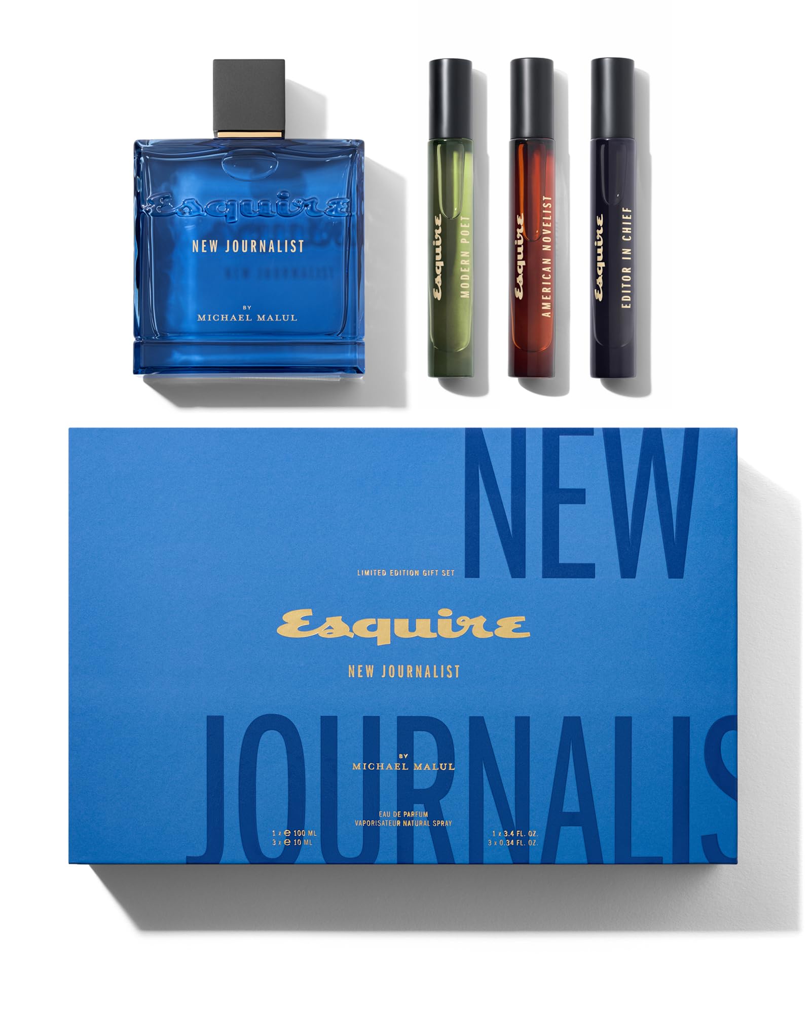 Esquire New Journalist Eau de Parfum Gift Set - 100ml | 10ml