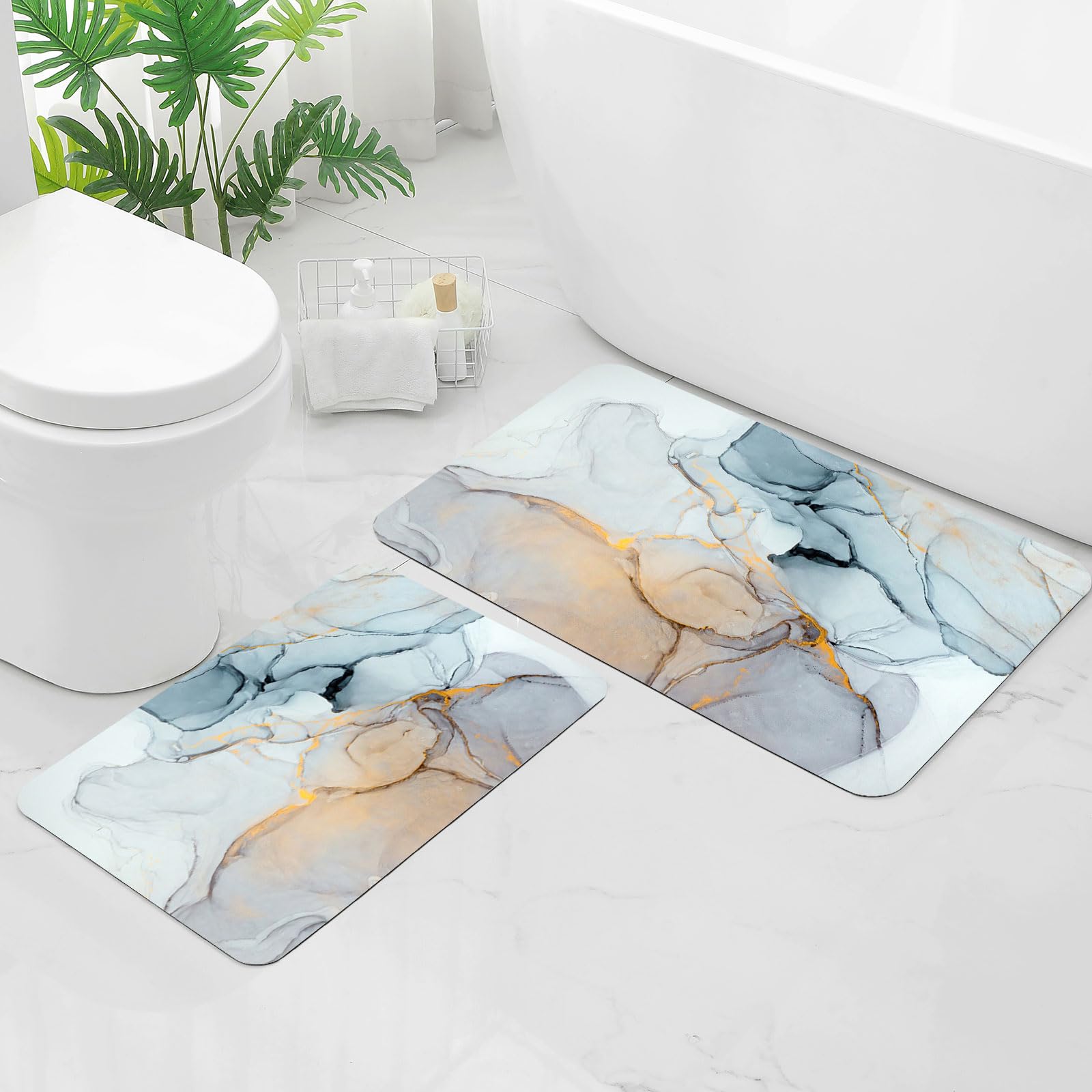 Tapis de bain séchage rapide antidérapant Gibelle pour sécuriser la douche