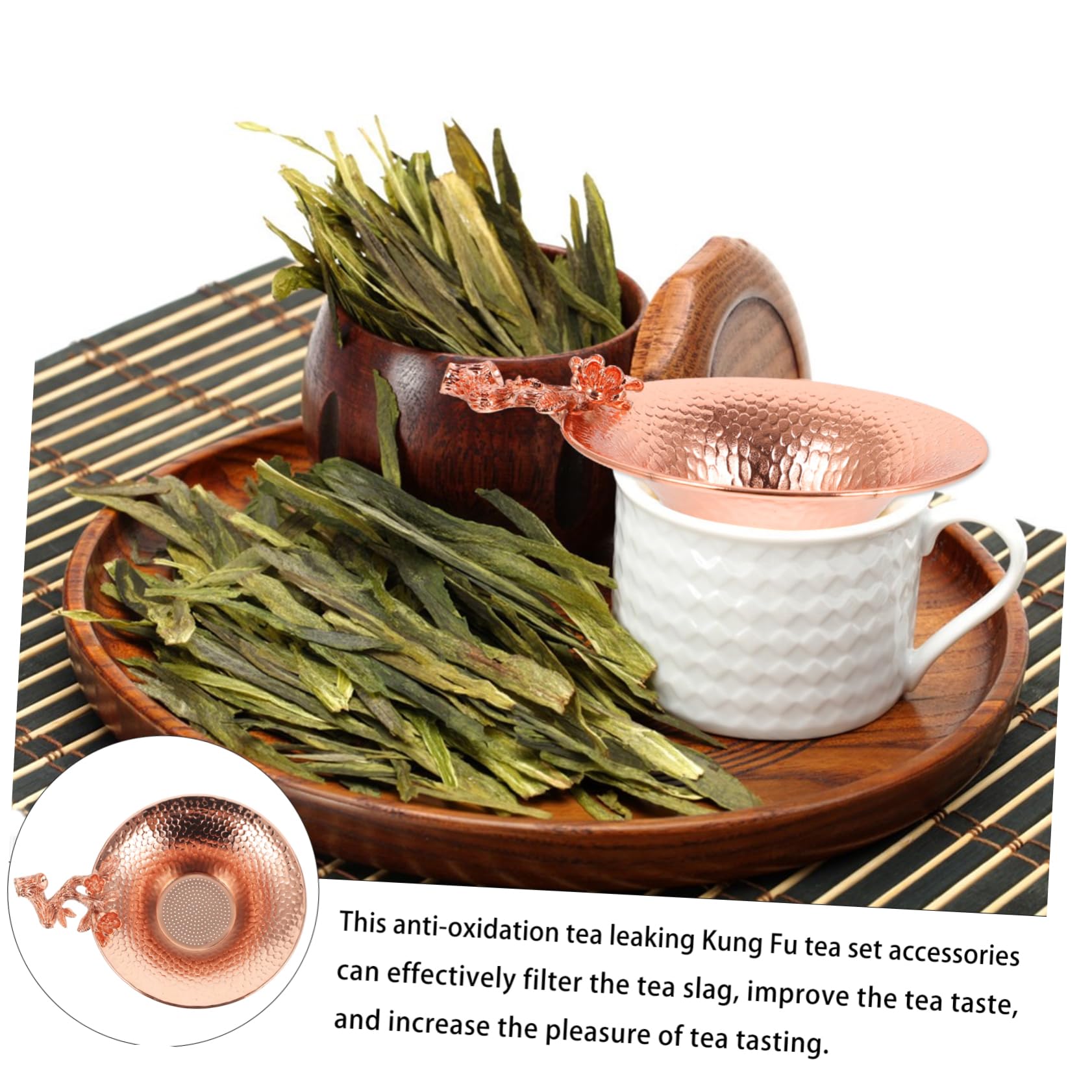 ABOOFAN 3pièces Infuseur à Thé Filtre Thé Kung Fu Accessoire Design Élégant Et Réutilisable