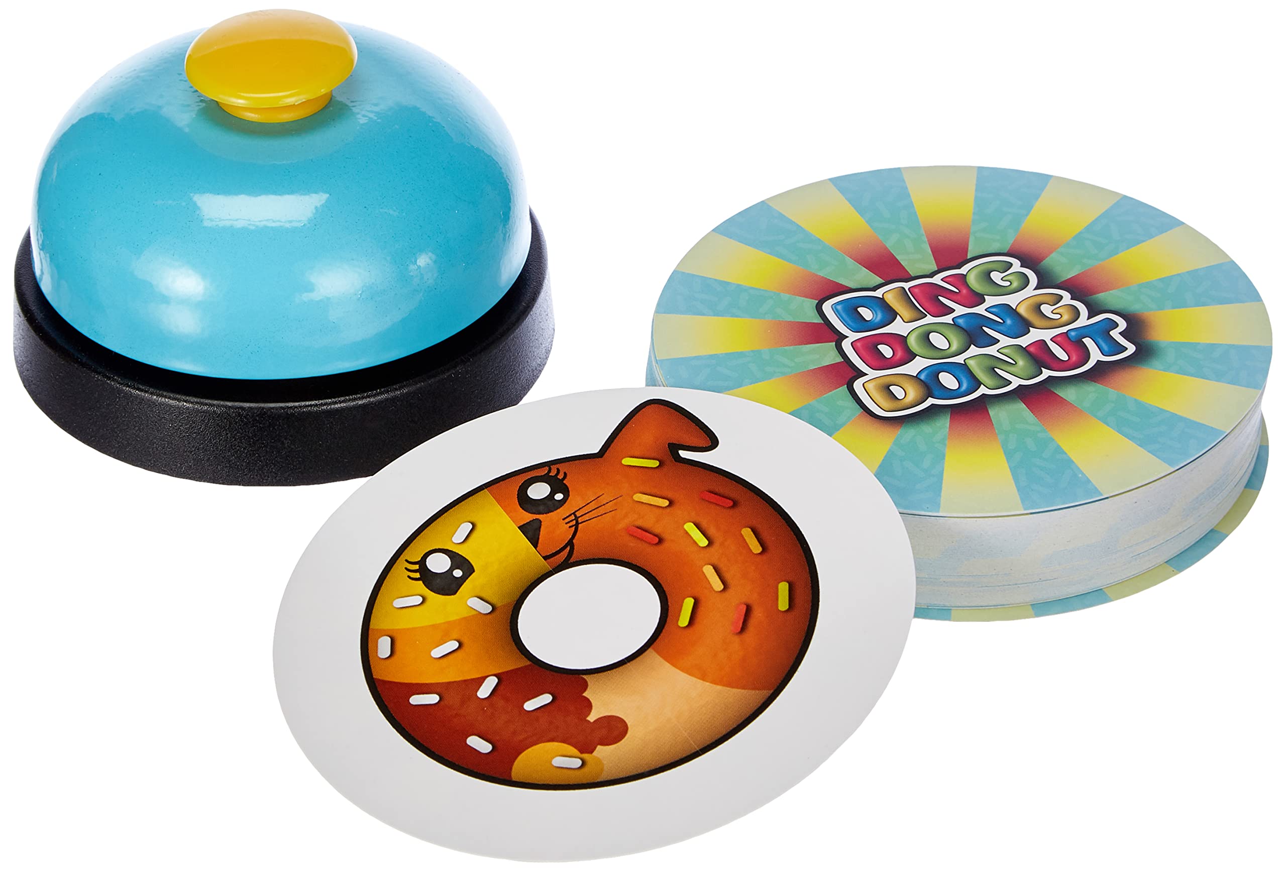 Noris Ding Dong Donut – Schnelles Kartenspiel Für Kinder Ab 5 Jahren, Mit Glocke, Für 2–6 Spieler