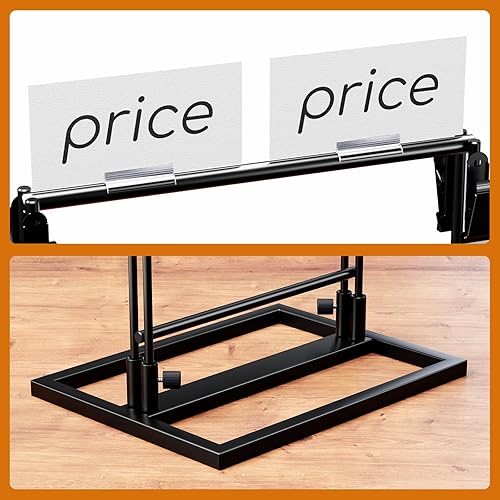 Miniatura 6 de Puricon Soporte de exhibición para papas fritas, 2 filas con 32 clips, soporte de chips para fiestas, venta al por menor, soporte para bolsas de