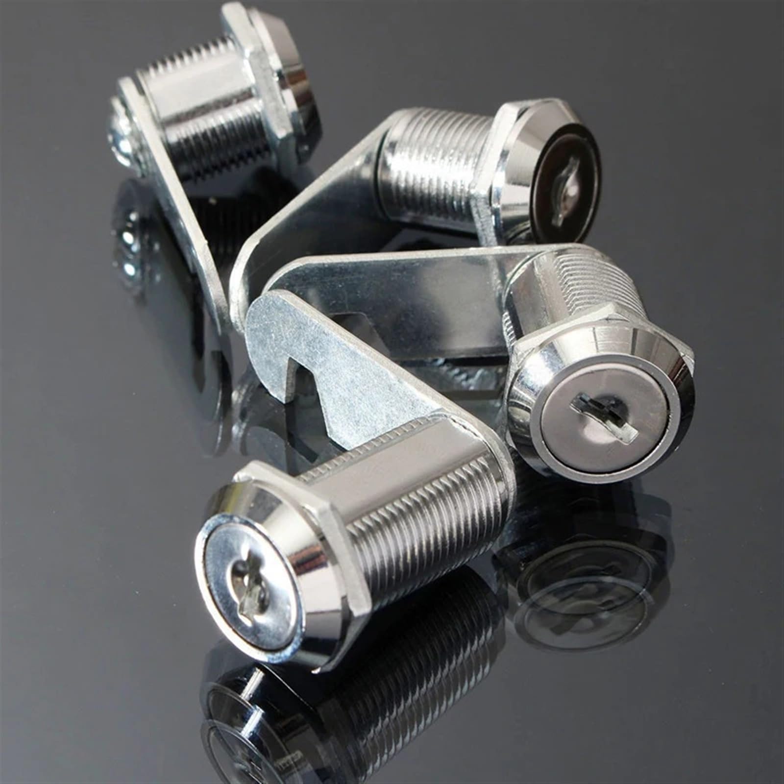WPOIYHGBY Cinet Lock16/20/25/30mm Cam Lock Door Mailbox Drawer Cupboard Locker + 2 Keys Tools Box 1Pcs(20mm)