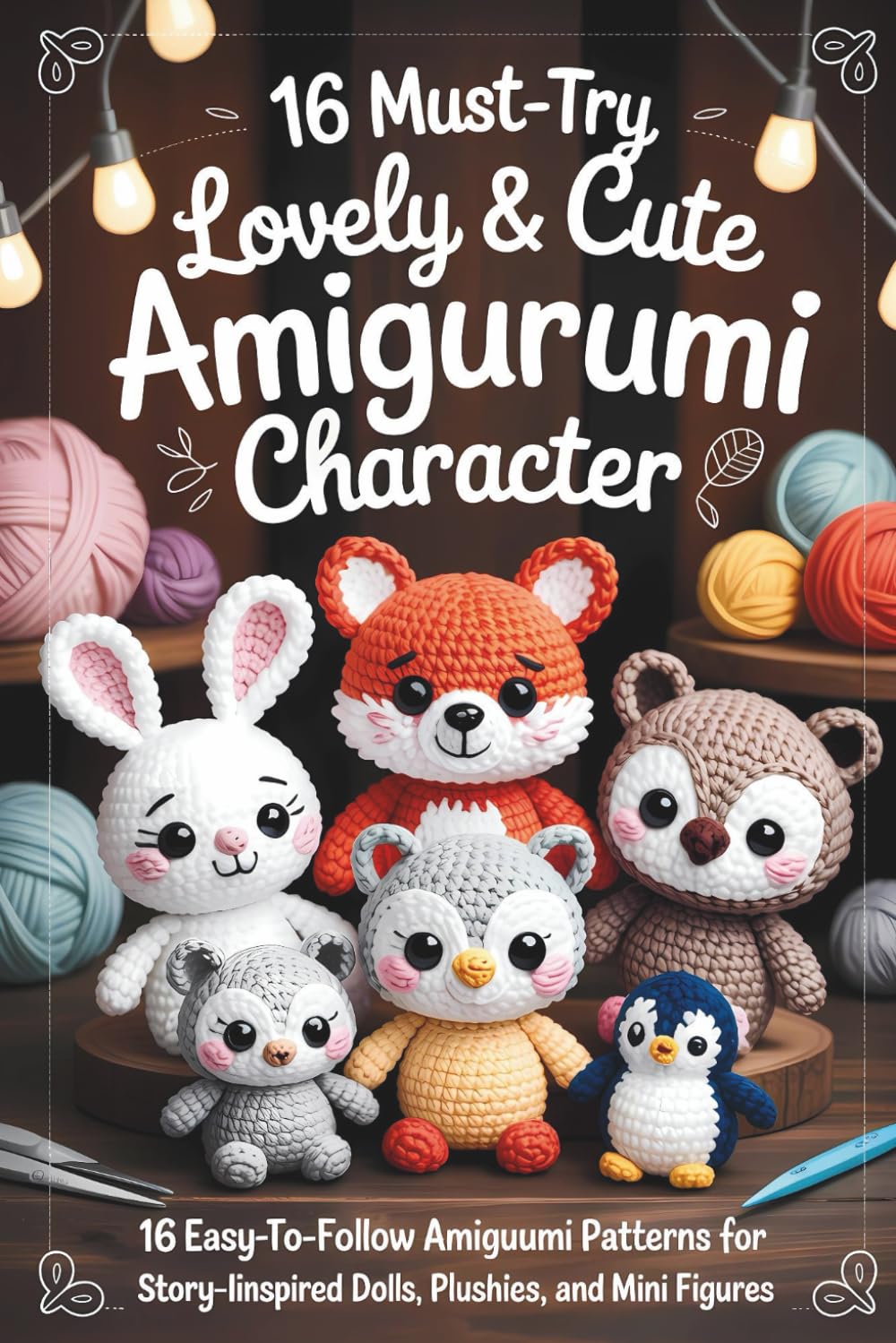 16 Must-Try Lovely & Cute Amigurumi Character: 16 Easy-to-Follow Amigurumi Patterns for Story-Inspired Dolls, Plushies, and Mini Figures
