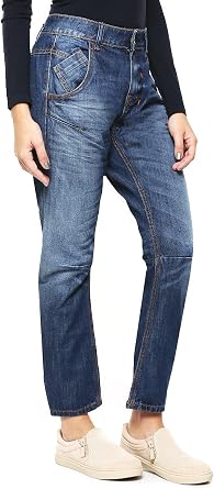 United Colors of Benetton Boyfriend Jean Jeans, Blu (Blau (Washed Denim),  W30 Donna : Amazon.it: Abbigliamento