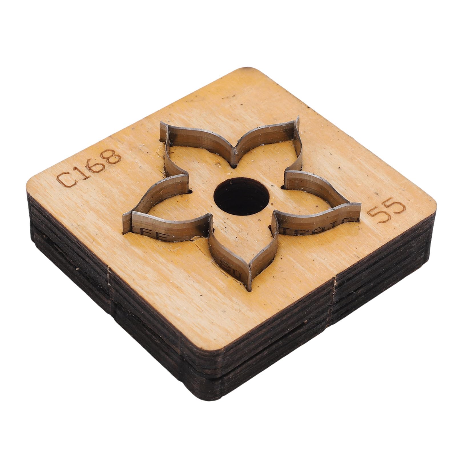 Matrice de découpe de cuir de fleur 55mm pour éviter les coupes ratées