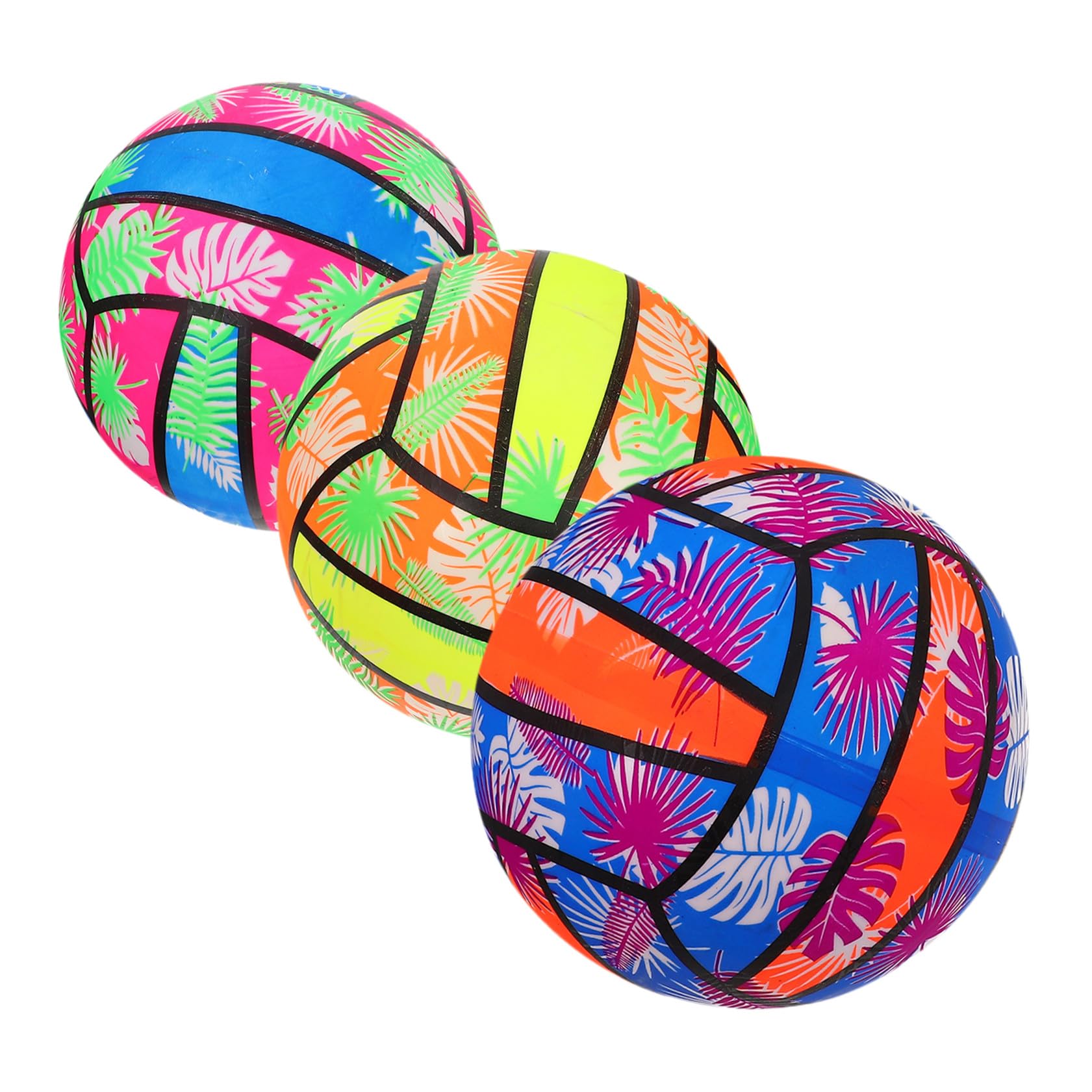 Abaodam Inflable de Voleibol para Piscina 3 Piezas 22Cm Juguete Acuático para Fiestas de Verano Actividades el Agua