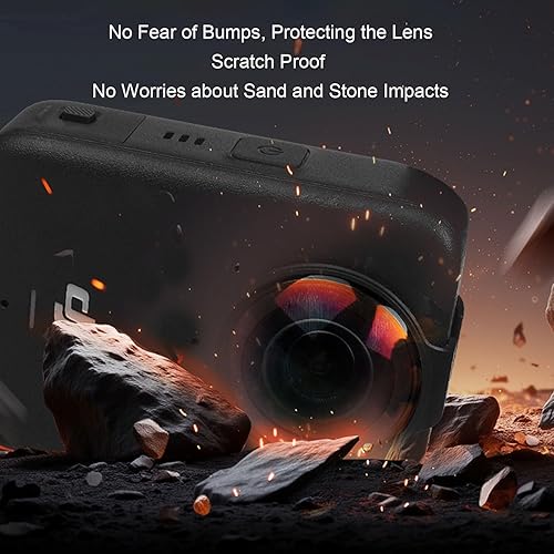 Miniatura 3 de Jectse Lens Guard Fit for Osmo 360 Action Camera, Protector Case, with High Transparency Optical Tempered Glass Lens, Anti Scratch 10H Hardness,