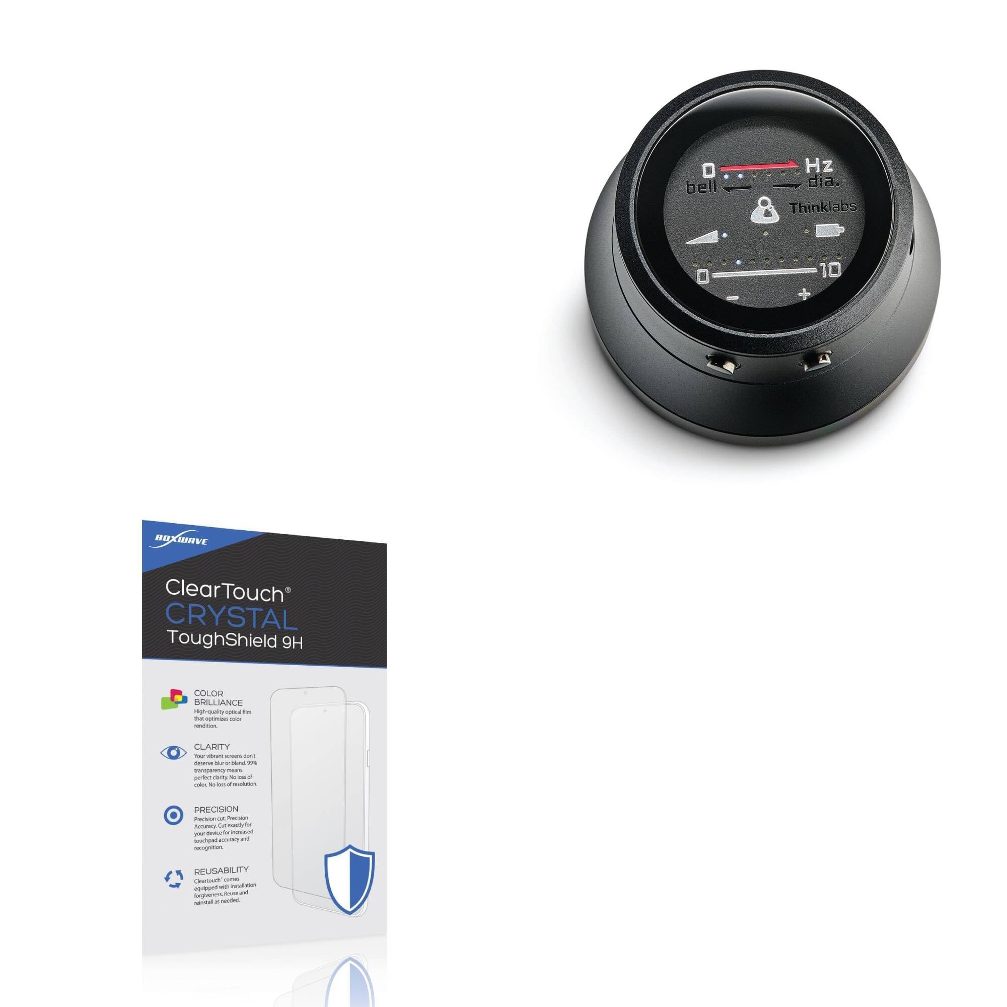 BoxWave Screen Protector Compatible with ThinkLabs One Digital Stethoscope - ClearTouch Crystal ToughShield 9H (2-Pack), Clear 9H Tough Flexible Film Screen Protector