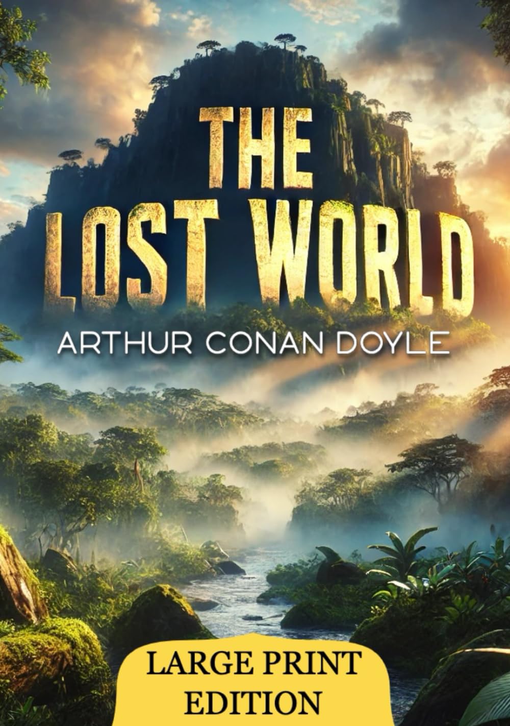 The Lost World (Large Print Edition): Exploring the Unknown in a Thrilling Journey Through Ancient Mysteries      Hardcover – Large Print, December 18, 2024