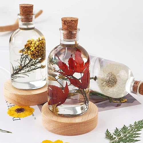 Miniatura 7 de Moldes de silicona de fundición de resina epoxi con lámpara USB y juego de 5 corchos