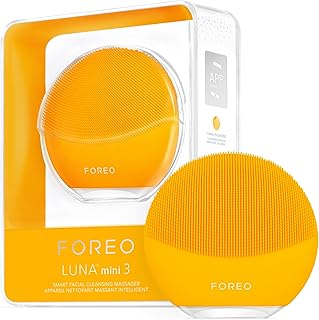 FOREO - Cepillo de limpieza facial LUNA mini 3 ultra higiénico, para todo tipo de piel, masajeador para un cuidado facial limpio y saludable, absorción extra de productos para el cuidado de la piel, resistente al agua