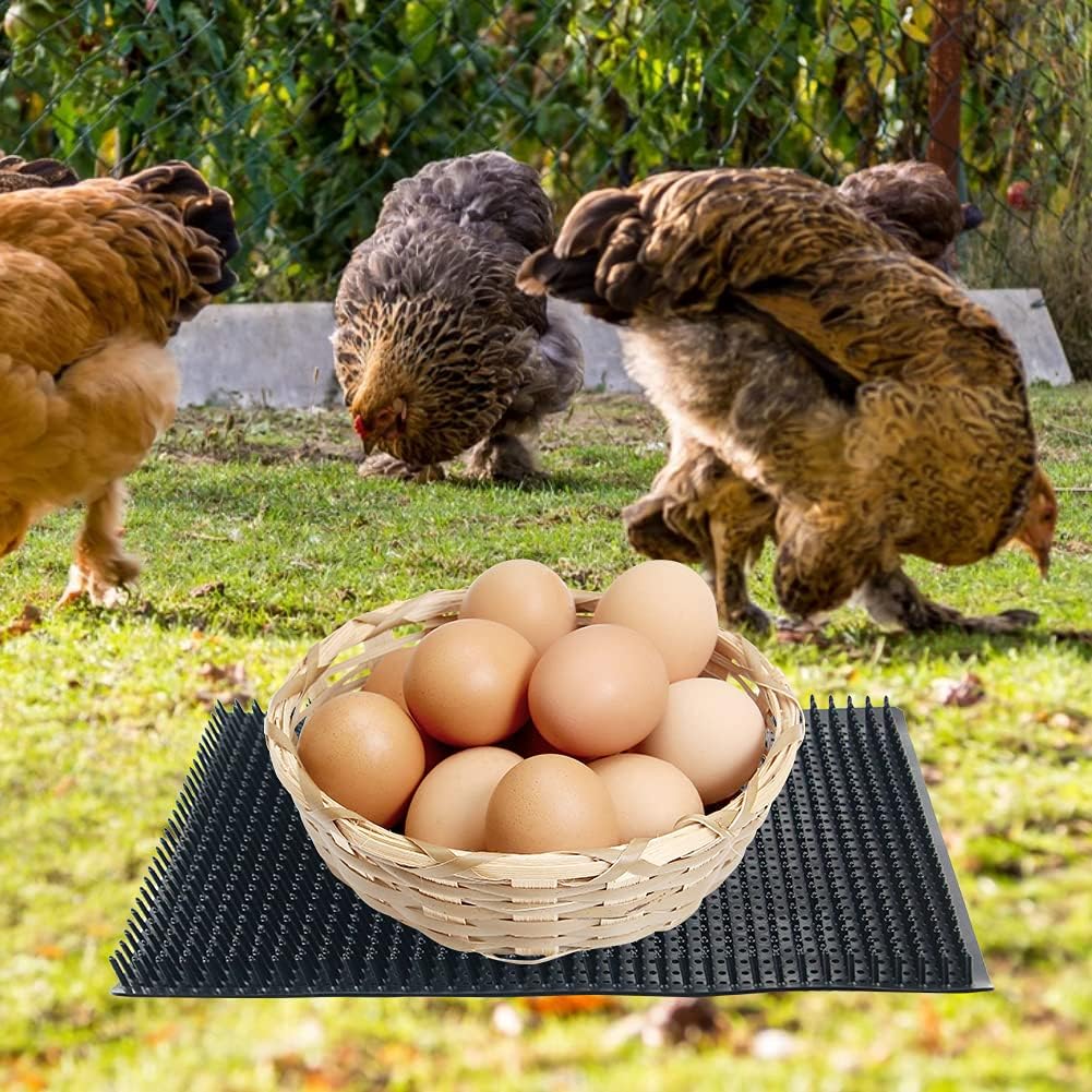 Washable Chicken Nesting Pads 6 Pack Chicken Coop Accessories, Pad for Duck, Chicken Coops Nesting Boxes, Cuttable and Reusable Egg Laying Mats for Coops Hen House Poultry Eggs Protecting, 14"x11.8"