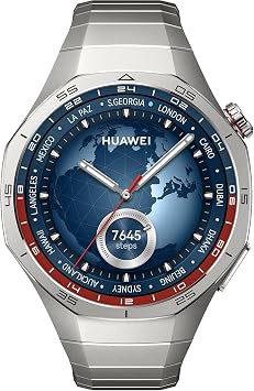 Huawei Watch GT5 Pro 46mm - Titanyum | Pro seviyesinde Spor Saati, Keskin Hatlı Tasarım, 14 Güne Kadar Pil Ömrü, Sağlık Takibi, iOS ve Android ile Uyumlu