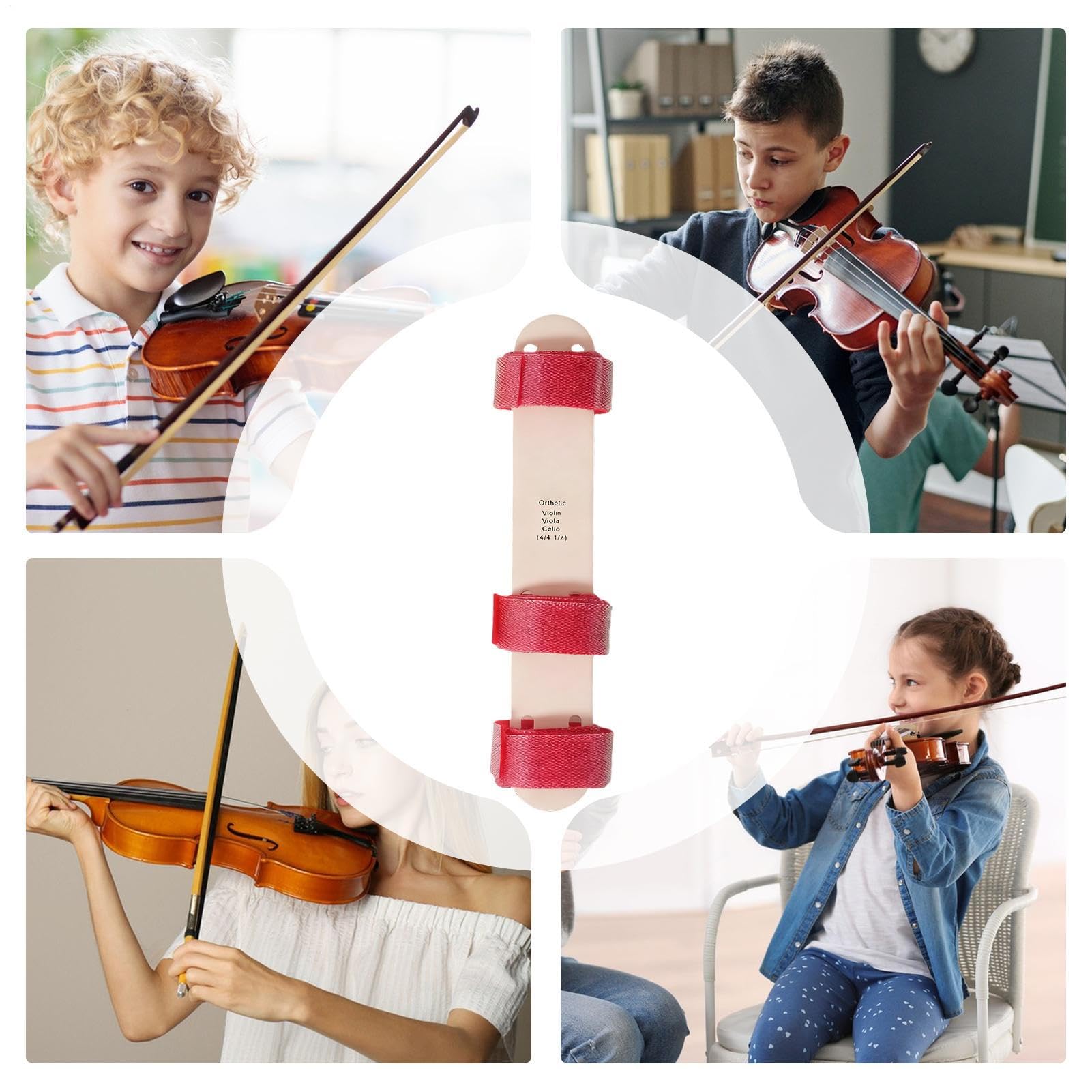 Aide à l'entraînement du poignet pour violon – Assistant de pratique du poignet | Correcteur d'apprentissage de violon réglable, pour, étudiants, violoniste, leçon de musique, jeu à la maison