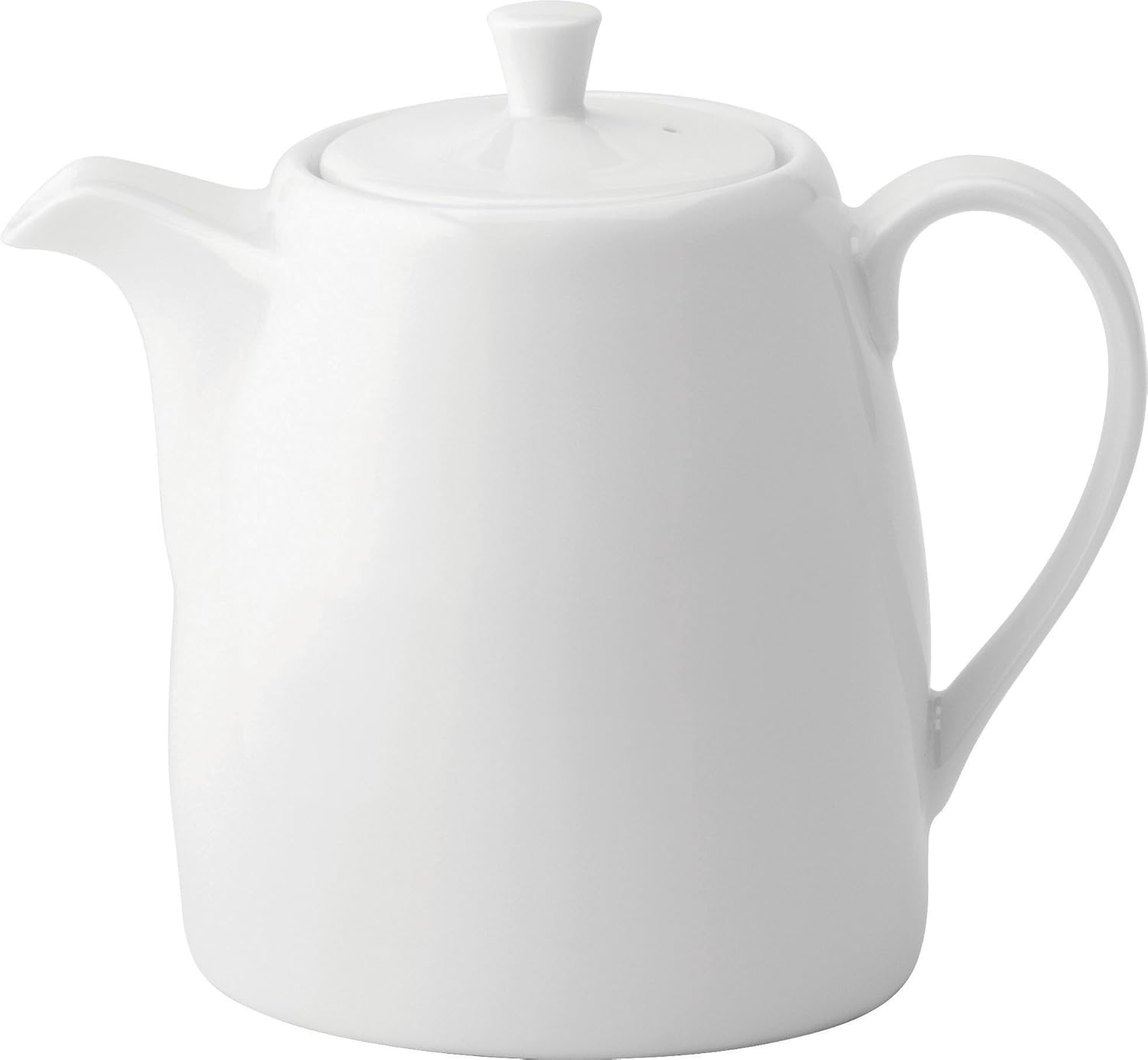 Utopia Z03050 Fine China Teapot, 14 oz., 40 cL, Anton Black (Pack of 6