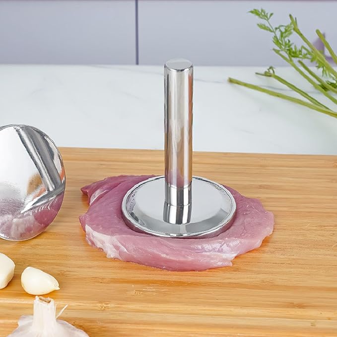 Ablandador de Carne de Acero Inoxidable, Martillo para Carne miniatura 2