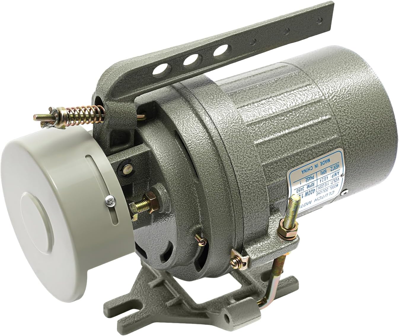 AGULIUM 3450RPM Clutch Motor for Industrial Sewing Machine, 1/2HP, 110V/220V, 400W Electric Sewing Machine Clutch Motor