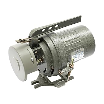Electric Clutch Motor, 400W 1/2HP Brushless Servo Motor Electric Sewing Machine Motor with Protective Cover, Industrial Sewing Machine Servo Motor, 3450Rpm, 110V/220V, 60Hz