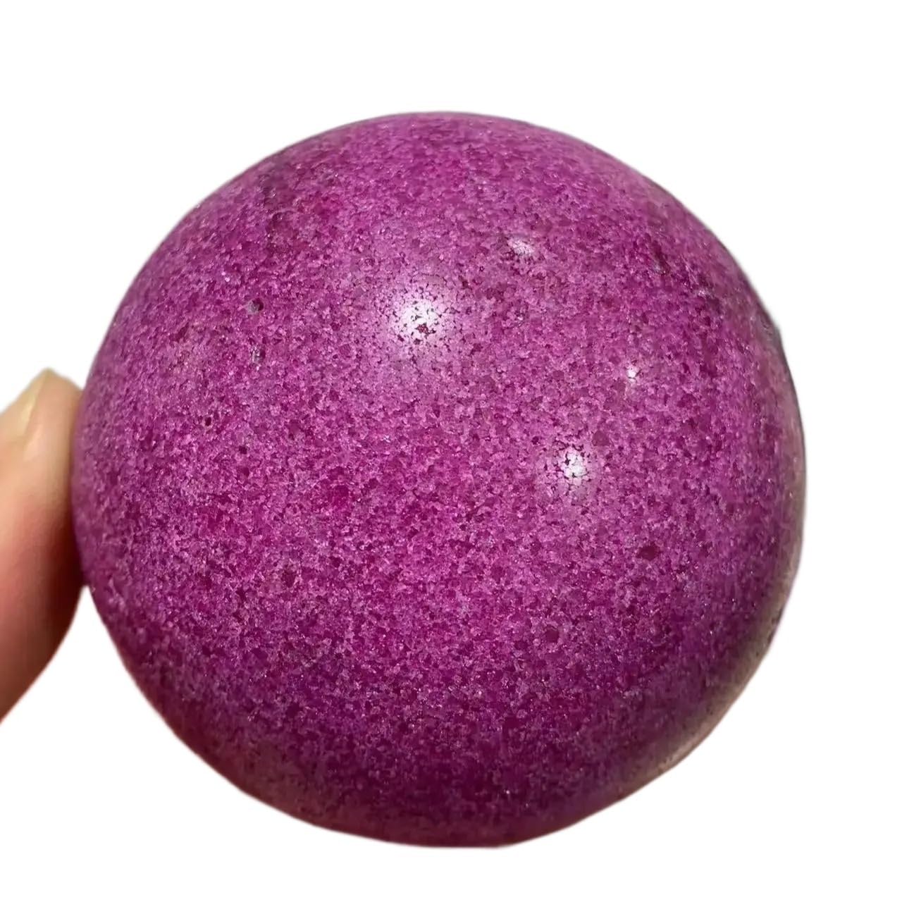 CNTUSRXT Stone 1pc Ruby Ball Crystal Orb Room Office Decor Gift(350-400g) Gemstone Stone