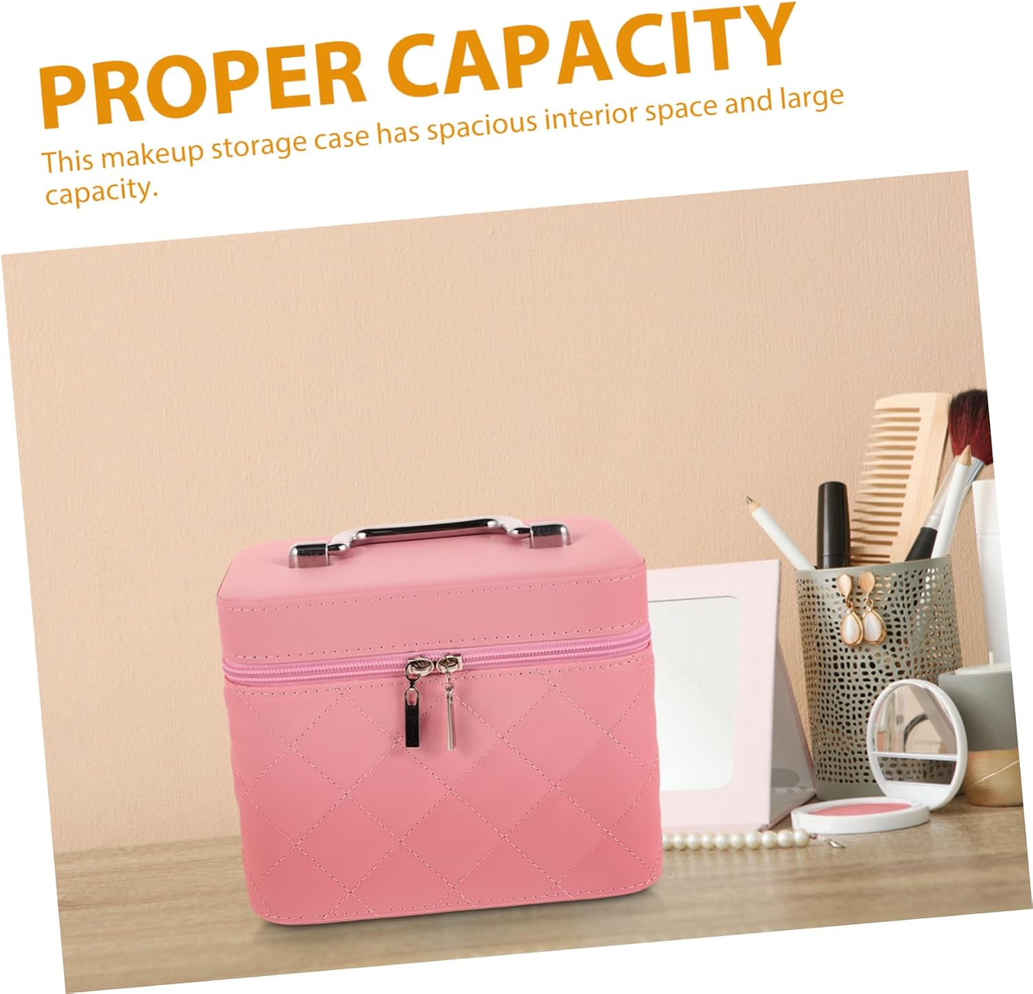 SAFIGLE Travel Makeup Case Organizer Drawstring Makeup Bag Cosmetic Storage Box