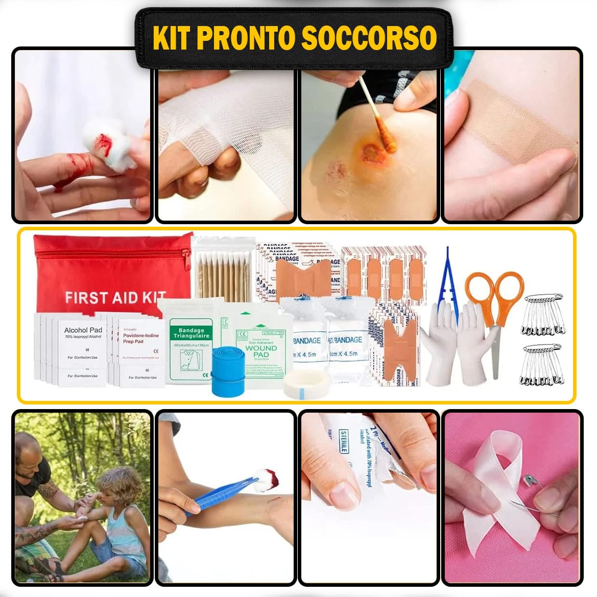 Kit di Sopravvivenza Avanzato - Zaino di Emergenza con Accessori Outdoor (Z2standard)