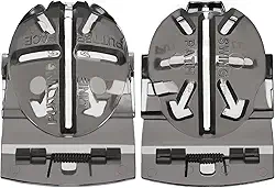 Pacote com 2 ferramentas de alinhamento de linha de bola de golfe, Preto