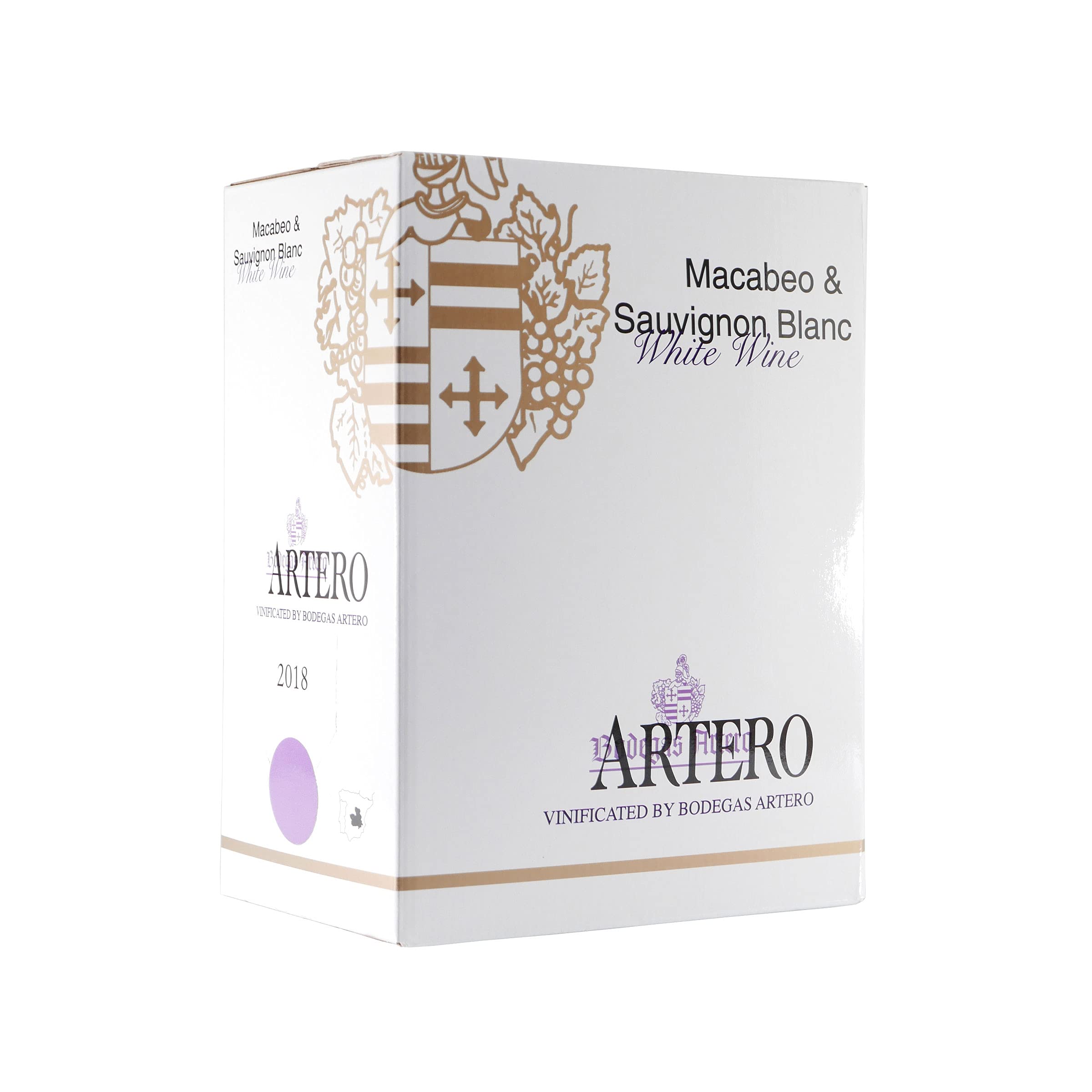 Artero Macabeo & Sauvignon Blanc, Vino de la Tierra de Castilla, 5,0l Bag in Box