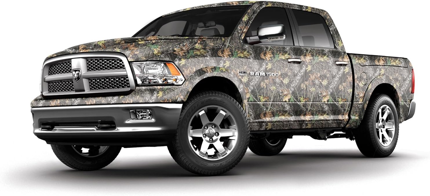 Mossy Oak Graphics Camouflage Auto Wrap, no-fade 3M Vinyl with A Matte Finish - Cover Your Jeep or Full-size Truck, Many Mossy Oak Patterns