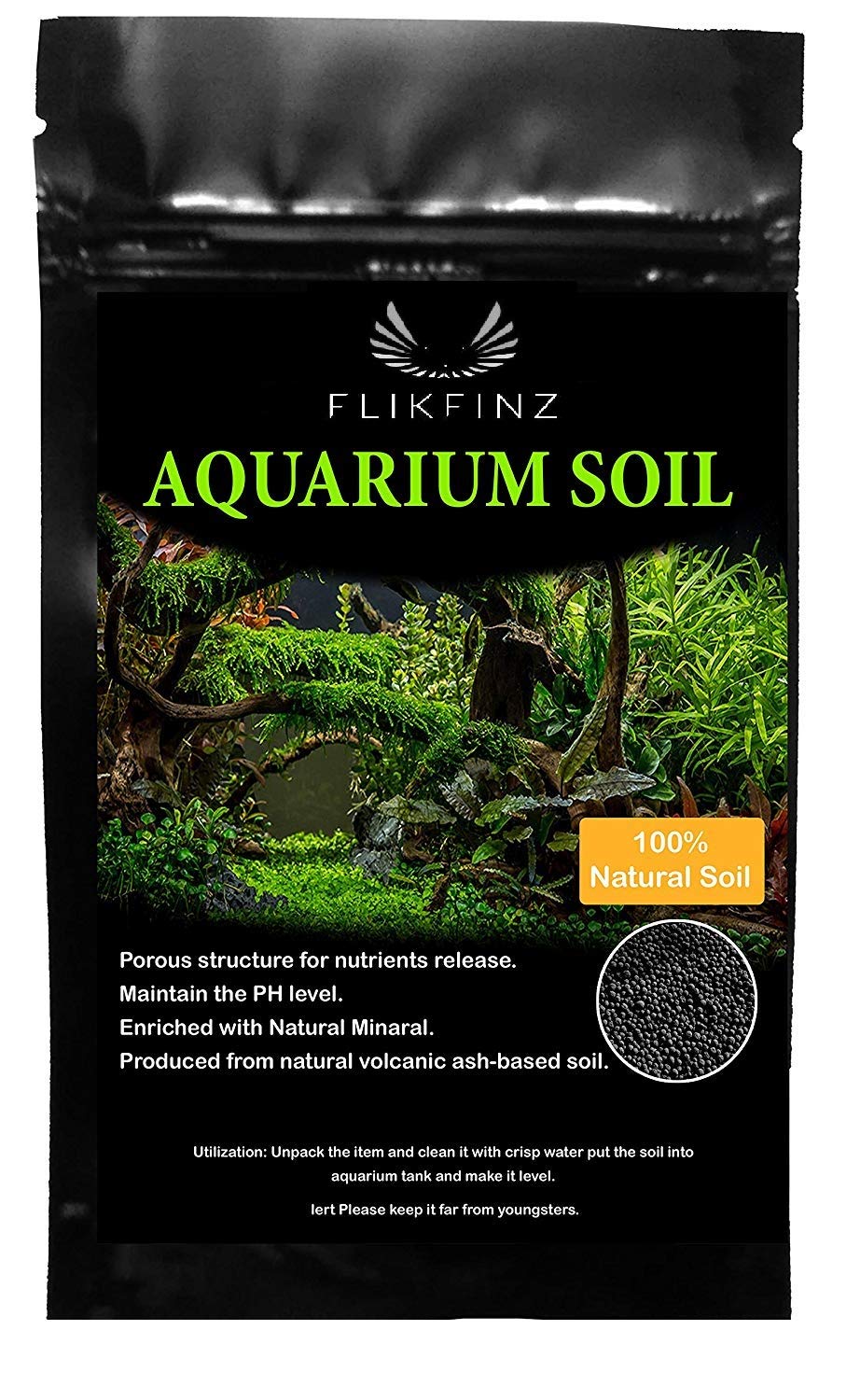 Buy FlikFinz Premium Aquarium Substrate Plant Soil Aqua Soil (500 GM) Online at desertcart Sri Lanka