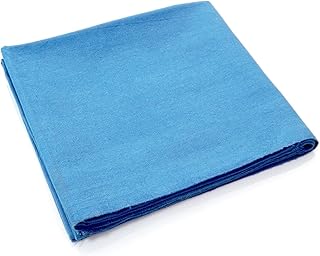 Saini_MEDICOS - Sábana de algodón reutilizable (tamaño: 91 x 91 cm, color: azul), 10