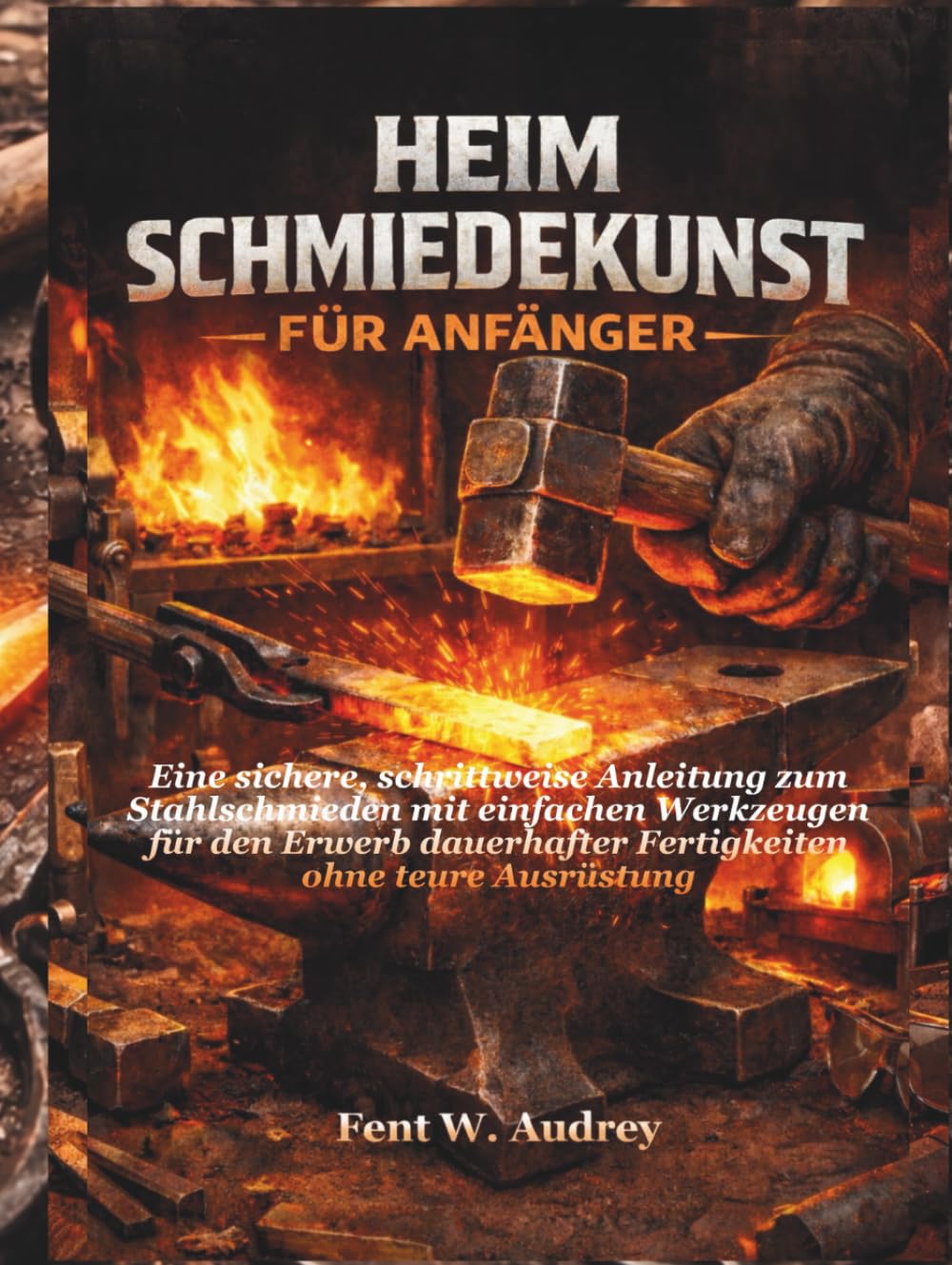 HEIM SCHMIEDEKUNST FÜR ANFÄNGER: Eine sichere, schrittweise Anleitung zum Stahlschmieden mit einfachen Werkzeugen für den Erwerb dauerhafter Fertigkeiten ohne teure Ausrüstung