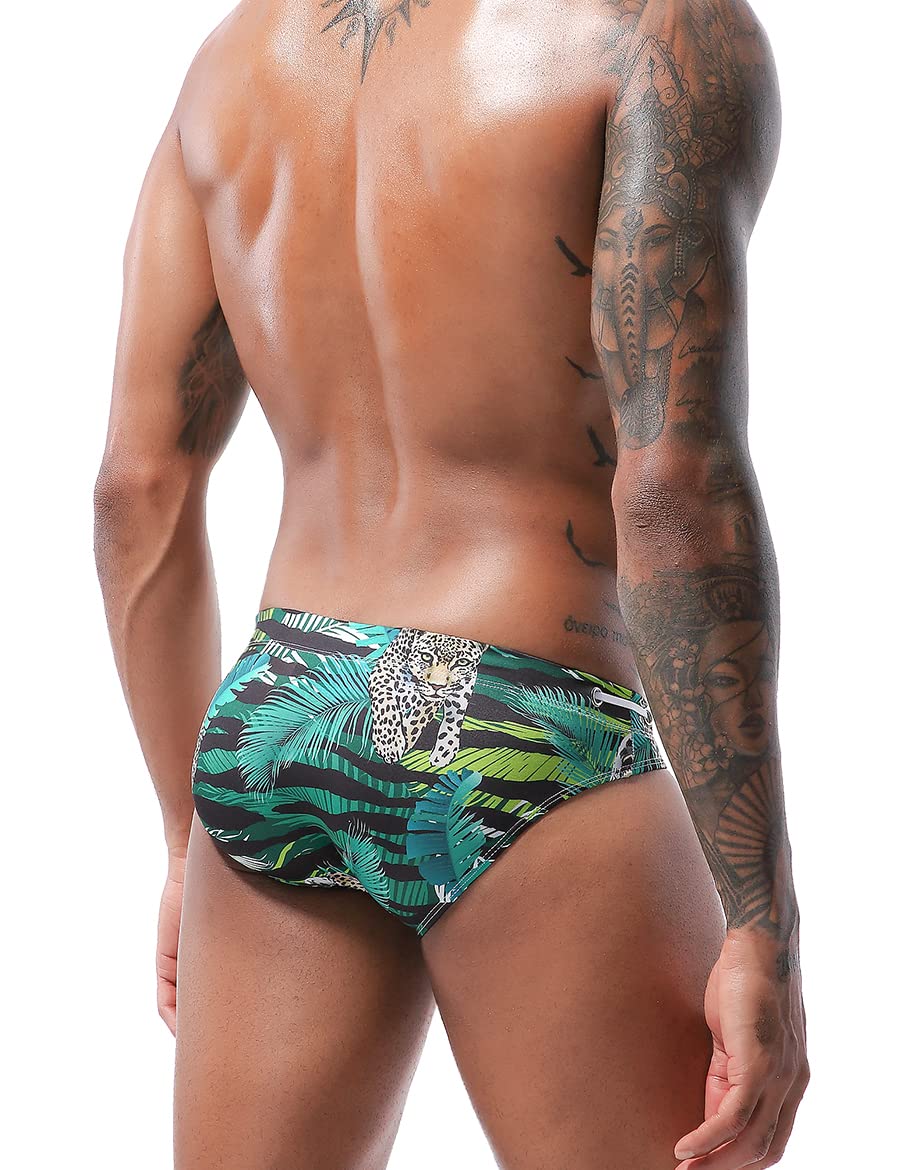 Bañador Hombre Secado Rápido para Vacaciones, Slips de Natación