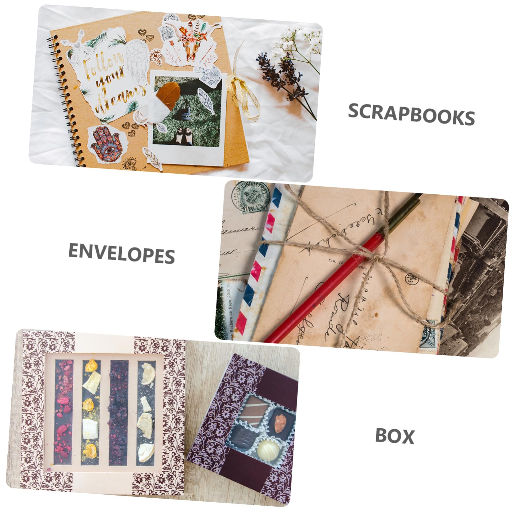 DOITOOL 4 Juegos Caja de focas de pintura de sello de sello sellos de cera carta sello de laca sello de cera personalizado sello de cera de boda sello del kit de sello de cera Metal