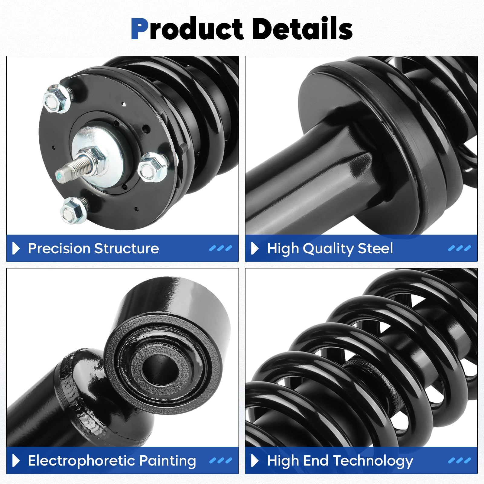 Amazon.com: Front Complete Struts Assembly w/Coil Spring