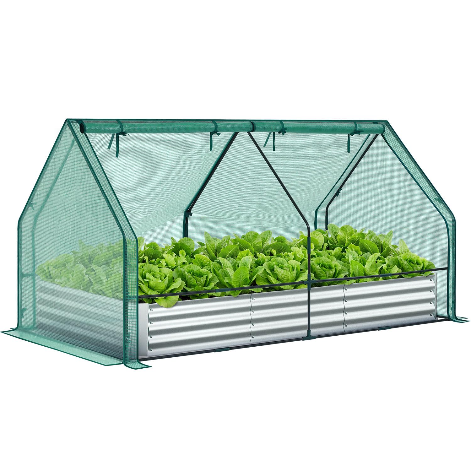 Ohuhu Raised Garden Bed with Cover